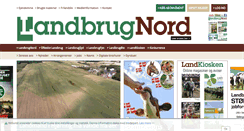 Desktop Screenshot of landbrugnord.landbrugnet.dk