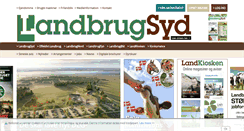 Desktop Screenshot of landbrugsyd.landbrugnet.dk