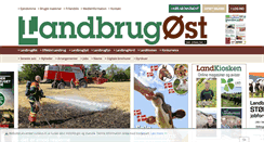Desktop Screenshot of landbrugoest.landbrugnet.dk