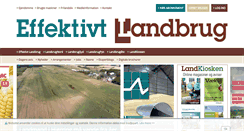 Desktop Screenshot of landbrugnet.dk